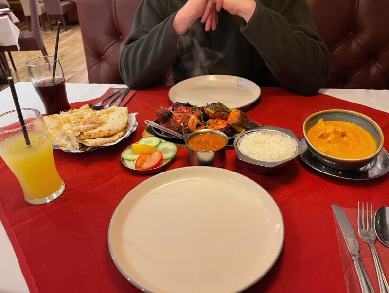Zaika Restaurant Indian Food in Dumbarton.
